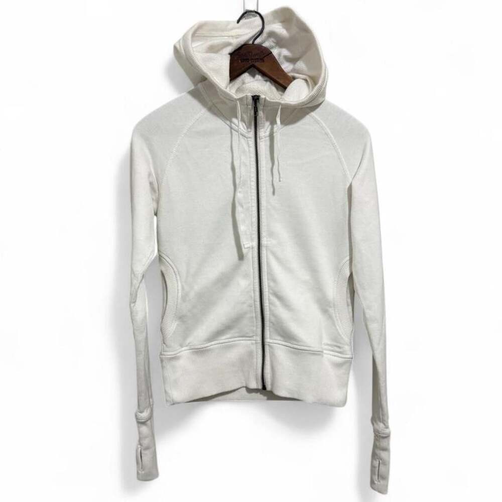 Patagonia Women's Full-Zip Hoodie Sweatshirt White Size S